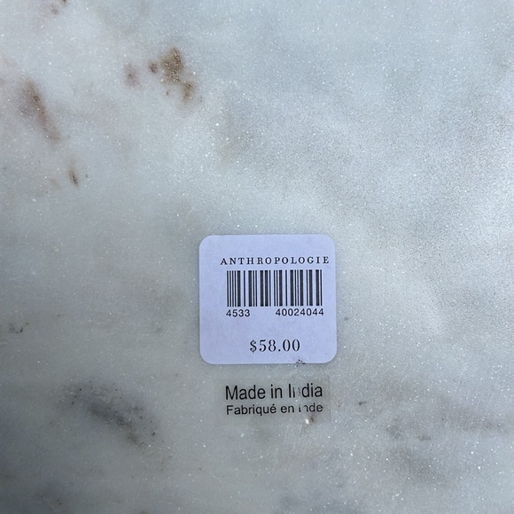 New-Anthropologie Marble and Brass Cheese Board - Picture 5 of 8